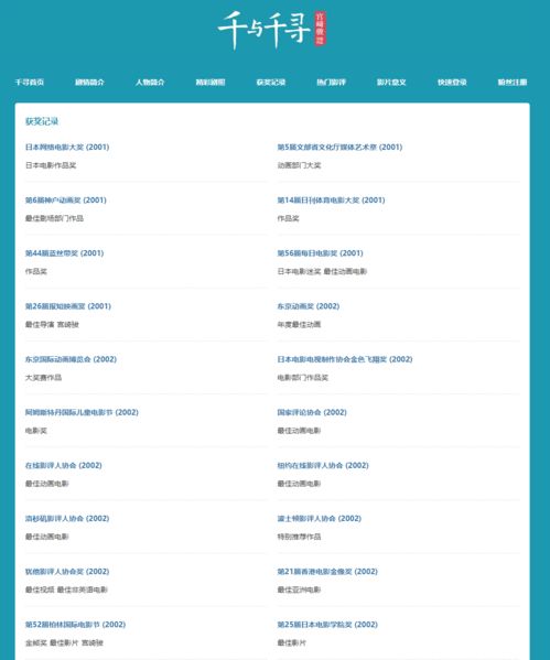 16html5期末大作業(yè) 網(wǎng)頁(yè)設(shè)計(jì)作業(yè)網(wǎng)站設(shè)計(jì) 千與千尋 電影圖文 9頁(yè) html css javascript 學(xué)生dw網(wǎng)頁(yè)設(shè)計(jì)作業(yè)成品 web課程設(shè)計(jì)網(wǎng)頁(yè)規(guī)劃與設(shè)計(jì) 計(jì)算機(jī)畢設(shè)計(jì)源碼